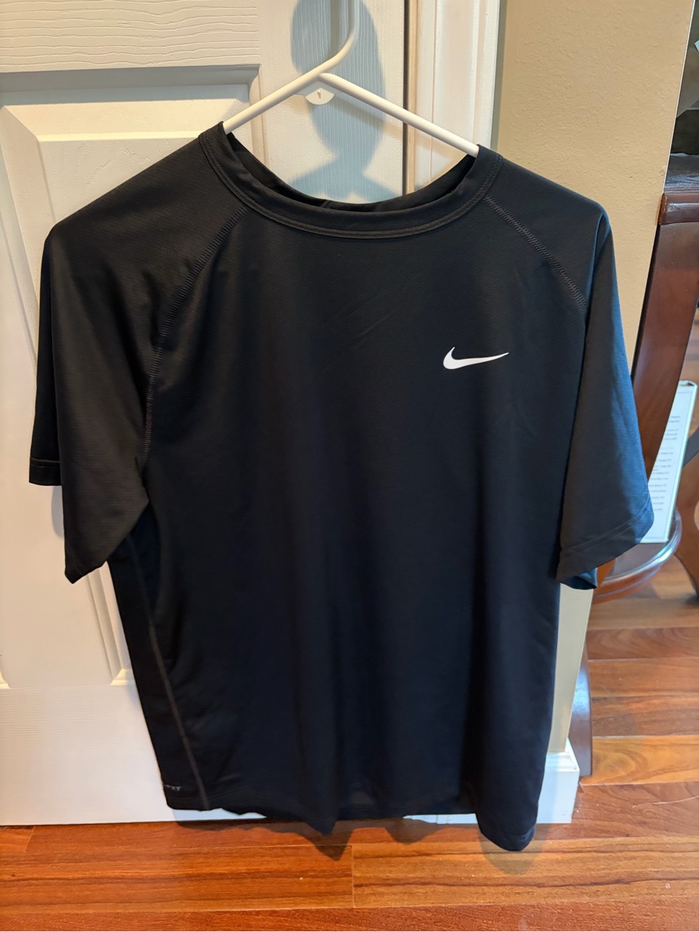 Nike Men’s Black Dri-FIT Short Sleeve Training Shirt - Medium